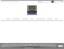 Tablet Screenshot of cour-interieure.fr